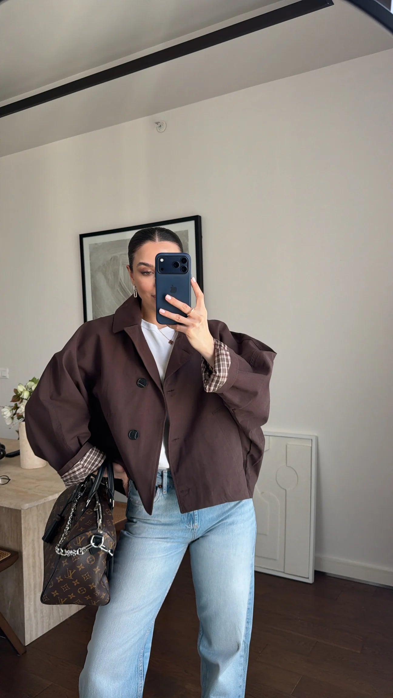 Kratki mantil sa postavom