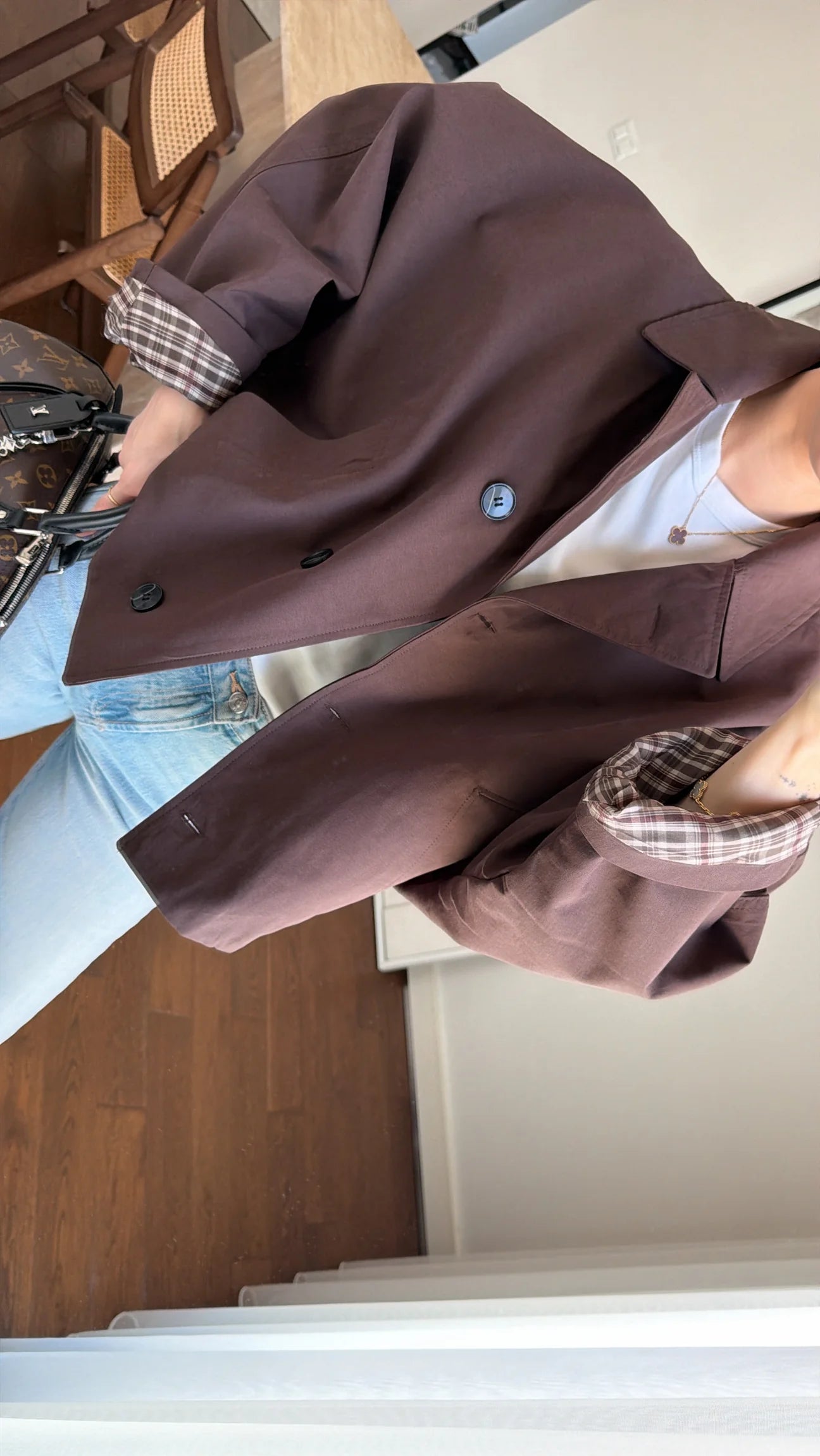 Kratki mantil sa postavom