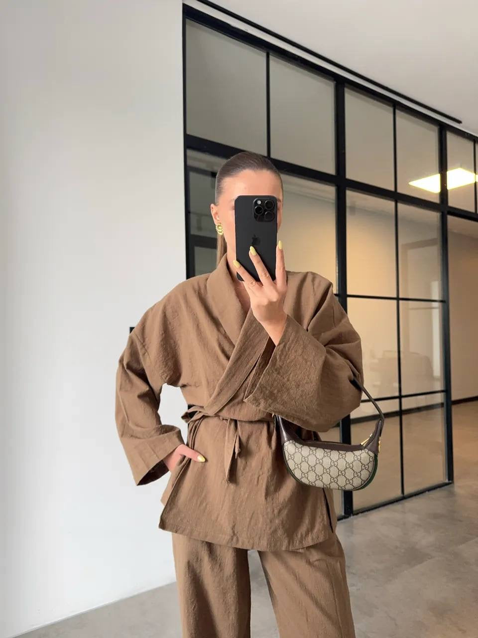 Kimono set u braon boji 💫