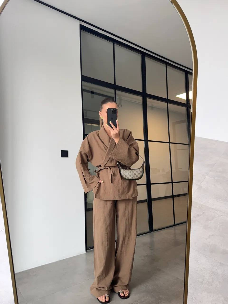 Kimono set u braon boji 💫