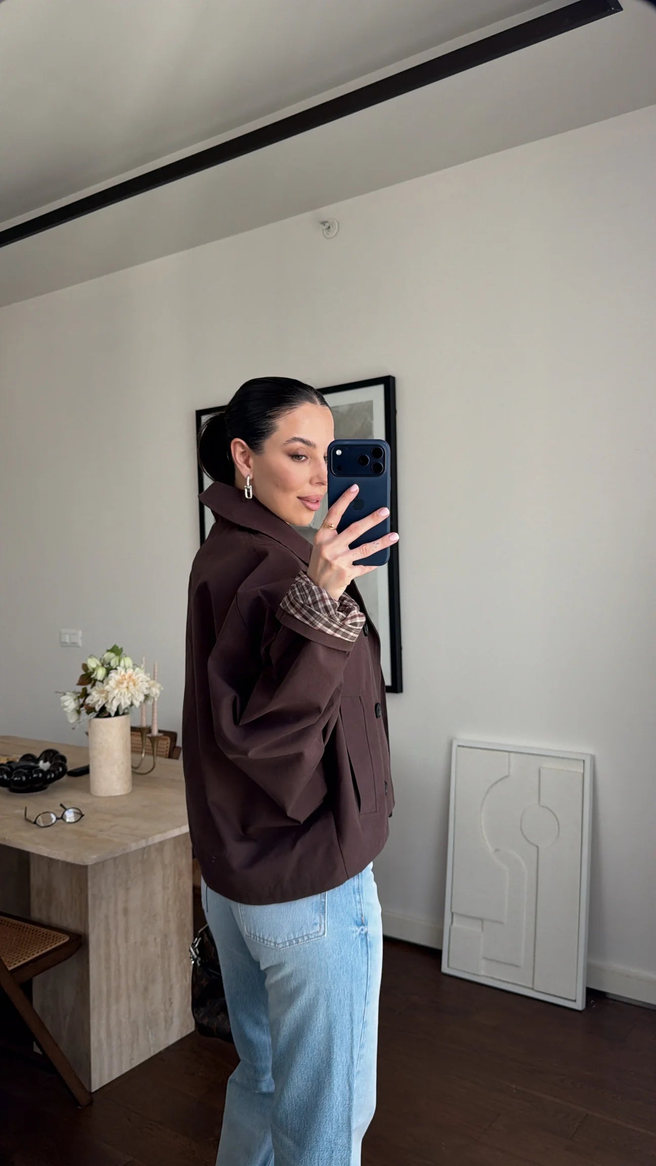 Kratki mantil sa postavom