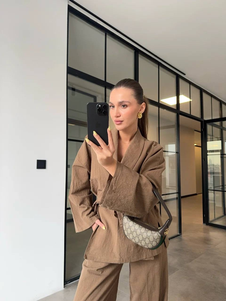 Kimono set u braon boji 💫