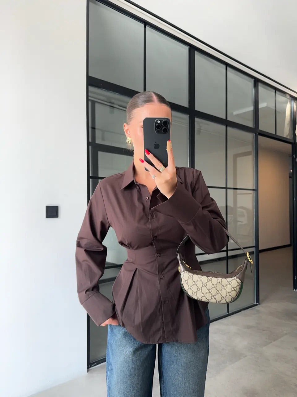 Košulja strukirana 🤎